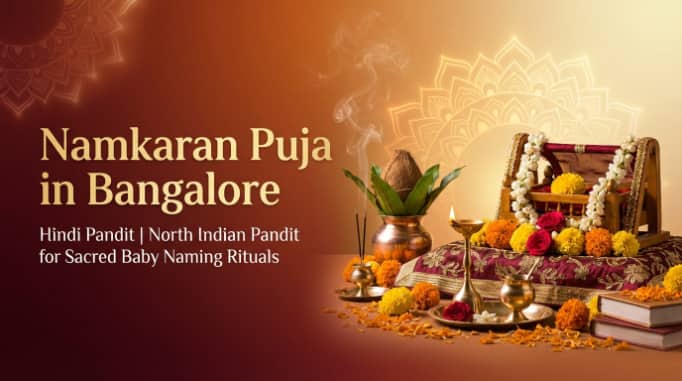 Baby naming ceremony with a Hindi pandit in Bangalore